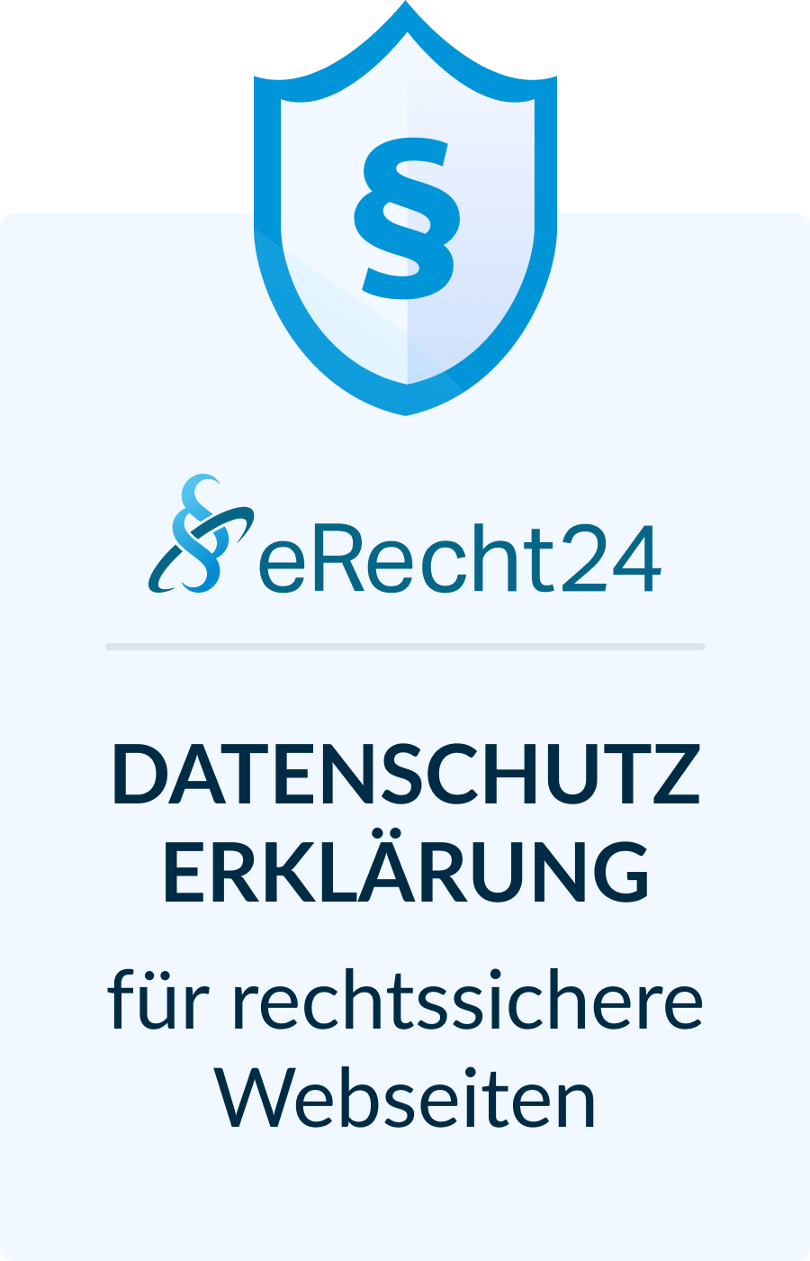 eRecht24 Datenschutzerklärung